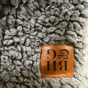 BH&G Gray Sherpa Blanket